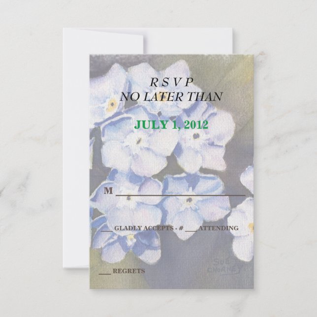 OLVIDAR QUE NO FLORES TARJETAS DE PERSONALIZABLE R (Anverso)