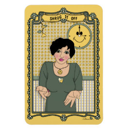 Olvídate de eso Imán para refrigerador de 4x6 pulg