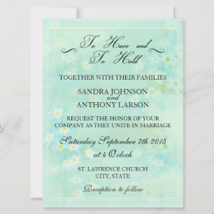 Olvídate de la invitación a la boda floral