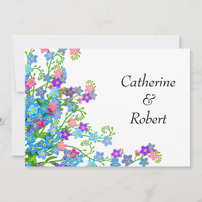 Olvídate de mí no Jardín Guardar las invitaciones  (Anverso)