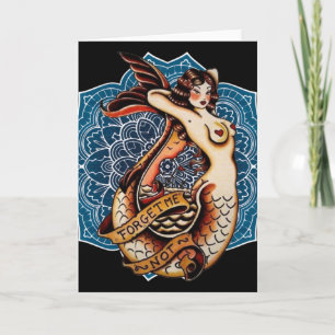 Olvídate de mí no - Tarjeta de arte de tatuaje de 