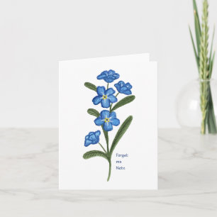 Olvídate de mi tarjeta de saludo de flores