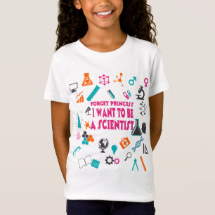 Olvídate de princesa quiero ser una camiseta de ci