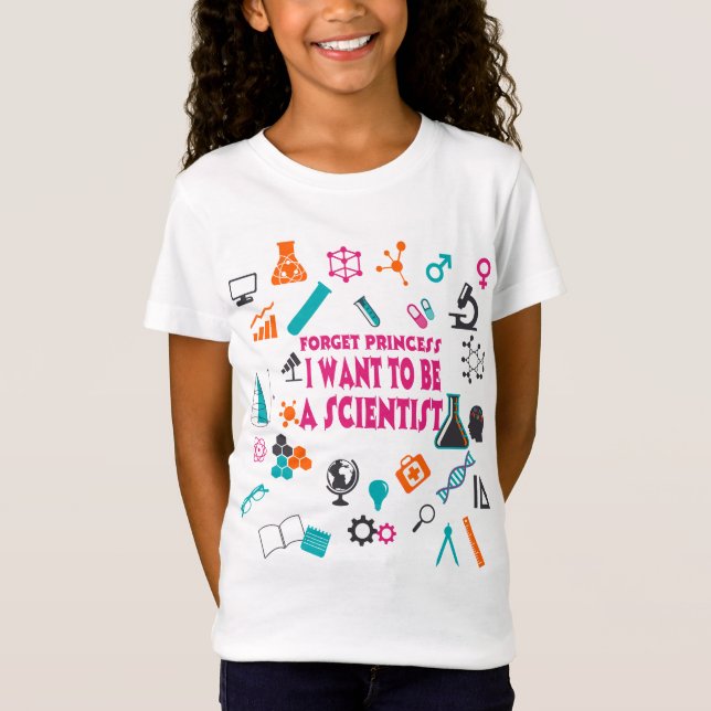 Olvídate de princesa quiero ser una camiseta de ci (Anverso)