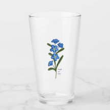 Olvídate del Tumbler de Vidrio de Flores