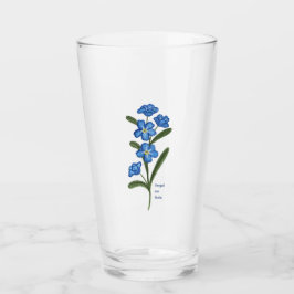 Olvídate del Tumbler de Vidrio de Flores
