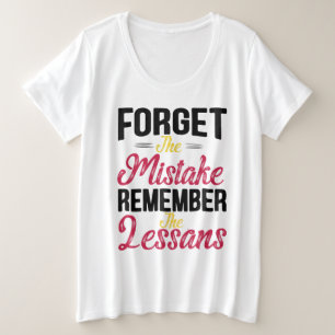 Olviden El Error Recuerden La Lección Vintage