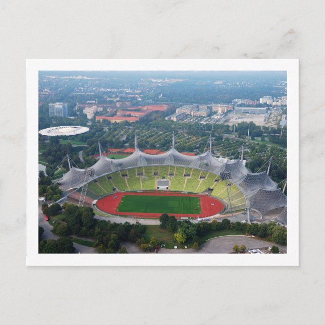 Olympiapark, postal de Múnich (Anverso)
