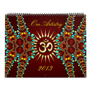 OM Artística Yoga New Age Calendario Mediacional