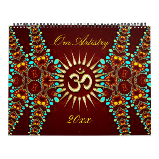 OM Artística Yoga New Age Calendario Mediacional