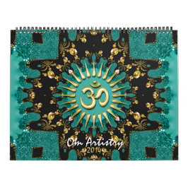 OM Artística Yoga New Age Calendario Mediacional