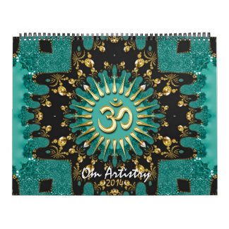 OM Artística Yoga New Age Calendario Mediacional