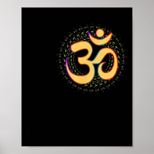 Om Aum Omkara Símbolo Antiguo Arte Espiritual Yoga