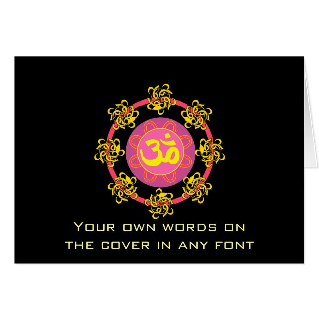 ¡Om con Swirls y Colores! (Anverso (Horizontal))