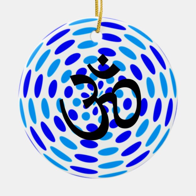 Om creativo - Ornamento de Navidad (Frente)