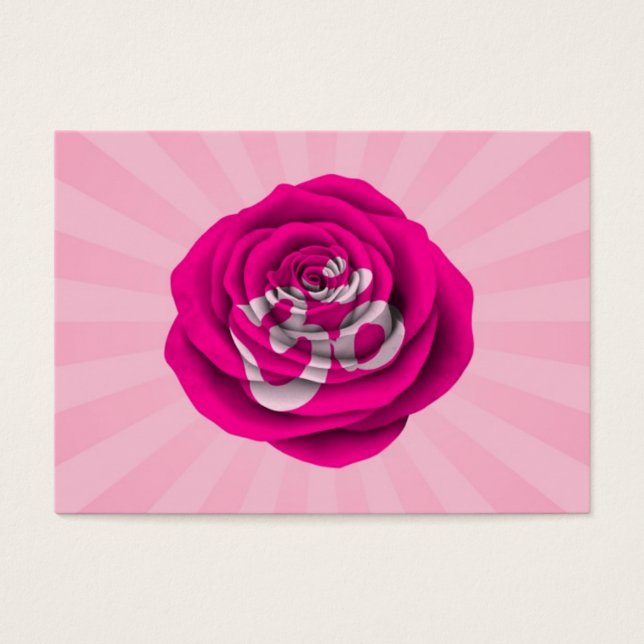 Om de yoga rosa rosa (Frente)