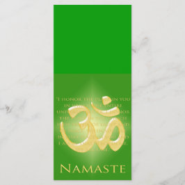 Om en verde y oro - Namaste