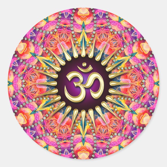 OM Light Fearless Berry Spiritual Pegatina (Anverso)
