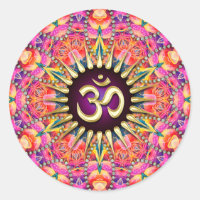 OM Light Fearless Berry Spiritual Pegatina
