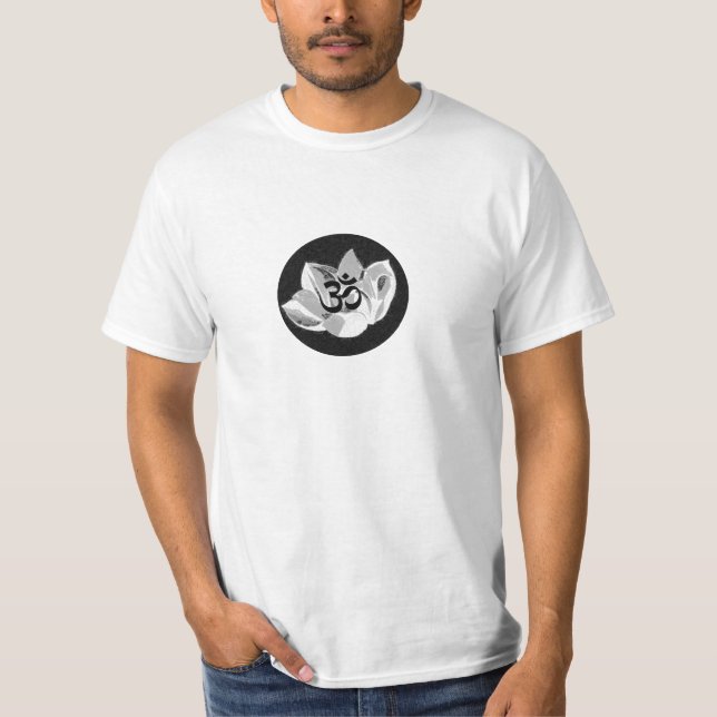 Om Lotus - Camisa de yoga (Anverso)