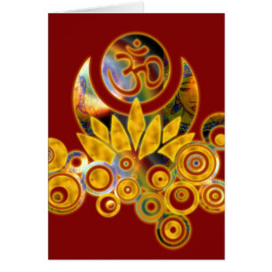 Om Lotus y GAYATRI MANTRA interiores