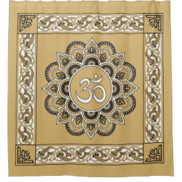 OM Mandala - Cortina de ducha