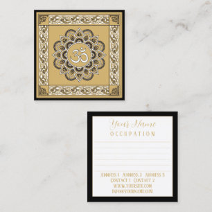 OM Mandala - Tarjeta de visita