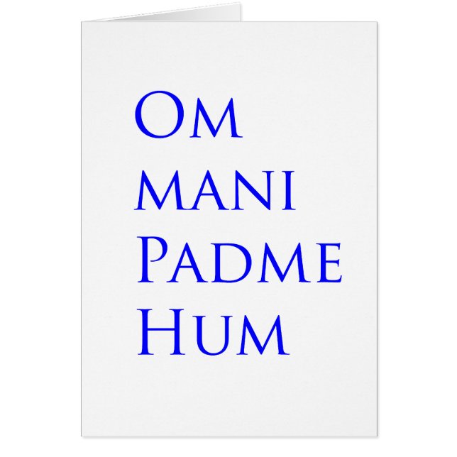 Om Mani Padme Hum (Frente)