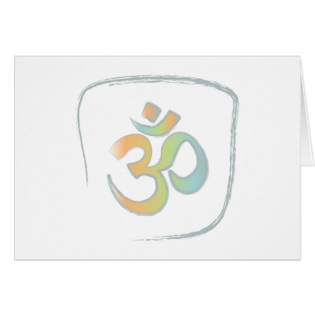 Om o Aum (Anverso (Horizontal))