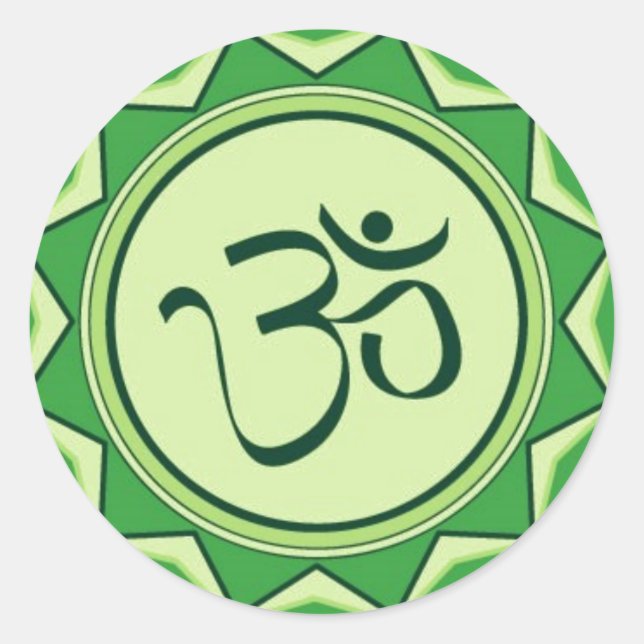 Om - Pegatina (Anverso)