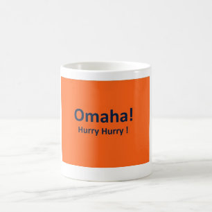 ¡OMAHA! TAZA de café de la PRISA de la PRISA par