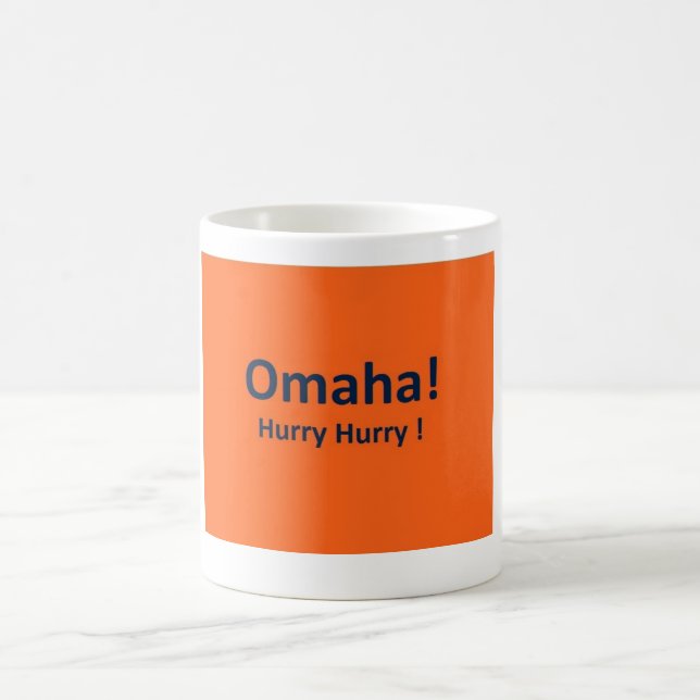 ¡OMAHA! TAZA de café de la PRISA de la PRISA para (Centro)