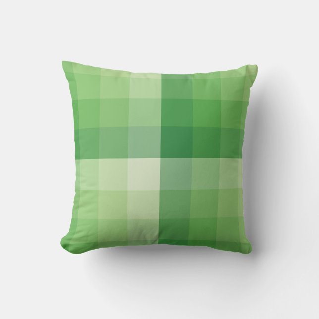 Ombre Checker bloquea el Cojín decorativo de tonos (Anverso)