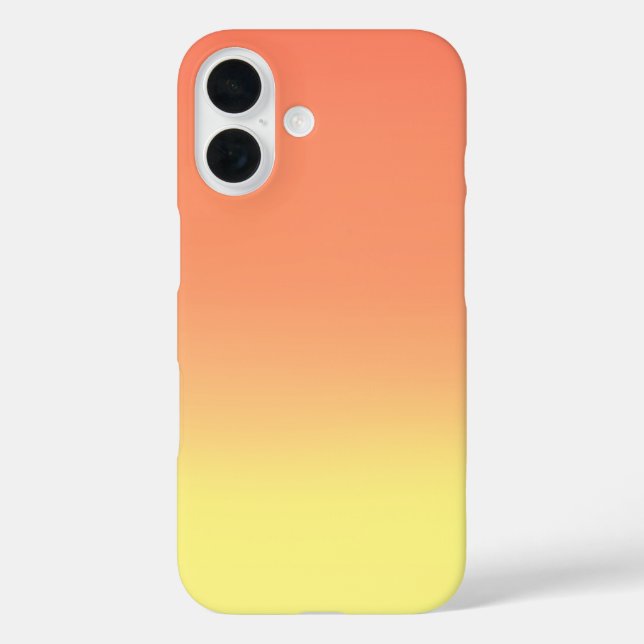 Ombre Golden Sunrise - Funda para iPhone 16 (Reverso )