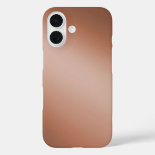 Ombre marrón brillante - Funda para iPhone 16
