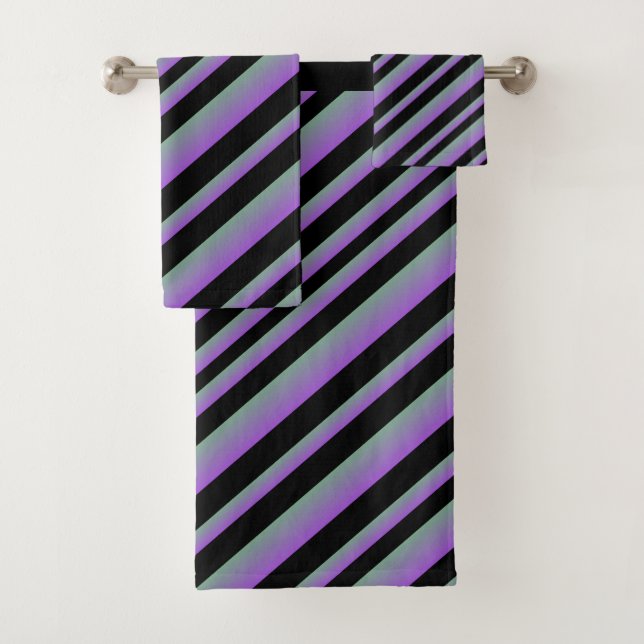 Ombre Morado Multi - Rayas (In situ)