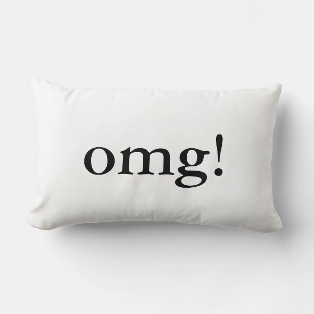 ¡omg! almohada (Anverso)