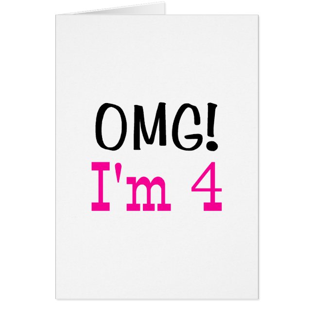 OMG soy 4 (el rosa) (Frente)