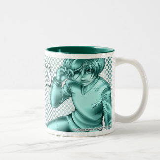 OMI, taza monocromática del logotipo