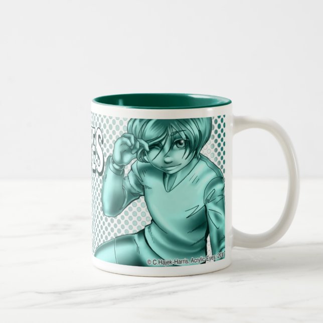 OMI, taza monocromática del logotipo (Derecha)
