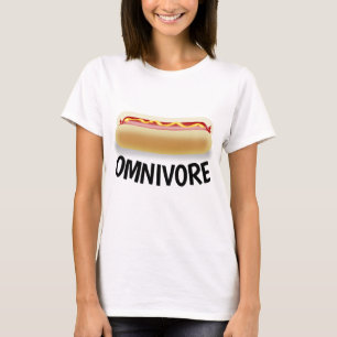 OMNIVORE Camisetas de Hotdog divertidas