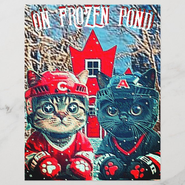 on frozen pond flyer front (Frente)