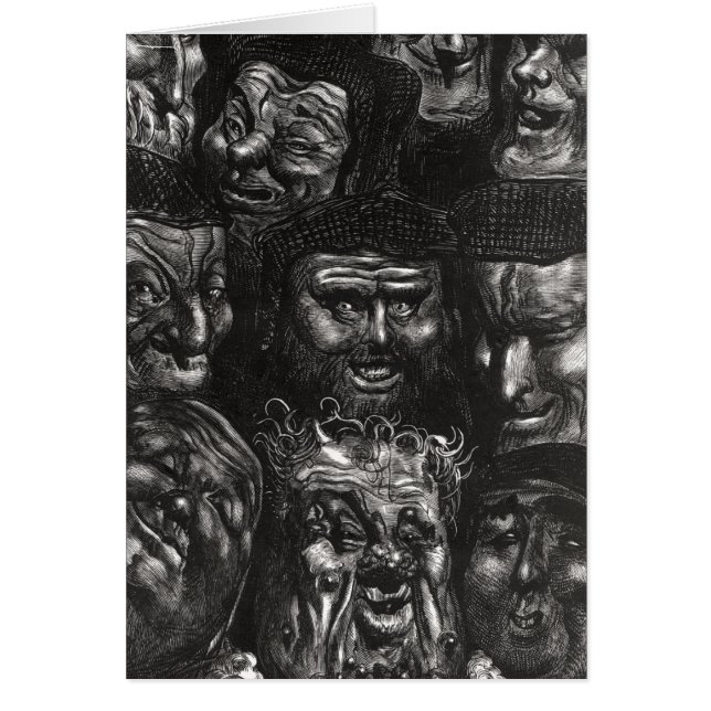 Once caras grotescas (Frente)