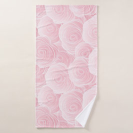 Onda abstracta de rosa sonrosada pastel elegante