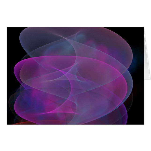 Onda abstracta púrpura (Anverso (Horizontal))