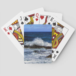 Onda Caída En Las Cartas De Juego De La Formación 