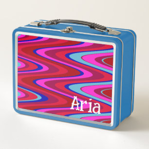 Onda Funky - tonos rojos y azules