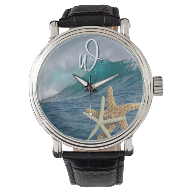 Onda oceánica Starfish Un reloj de pulsera inicial (Anverso)