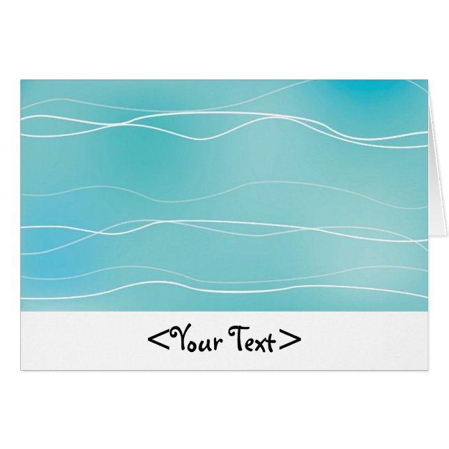 Ondas azules claras (Anverso (Horizontal))