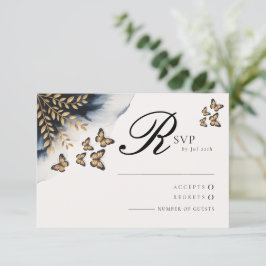 Ondas de invierno con tarjetas RSVP de Golden Wing